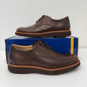 Samuel Hubbard Men’s Founder Chestnut Brown Leather Oxford Shoes Vibram Size 8.5